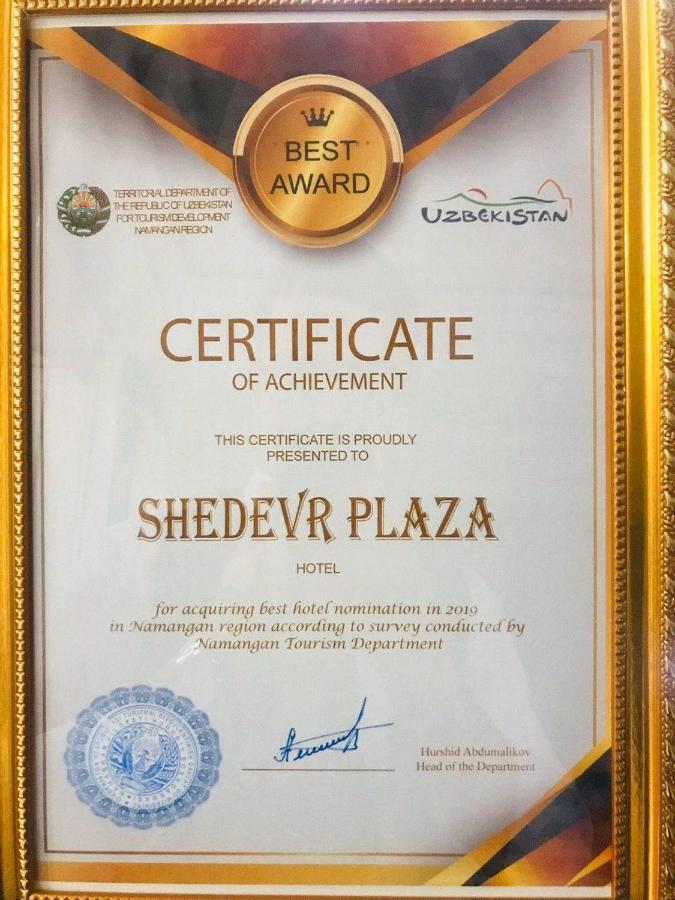 Shedevr Plaza Hotel Namangan Buitenkant foto